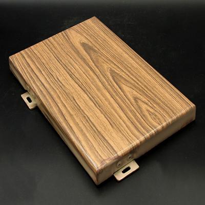 feuille d'aluminium solide de surface de revêtement en bois