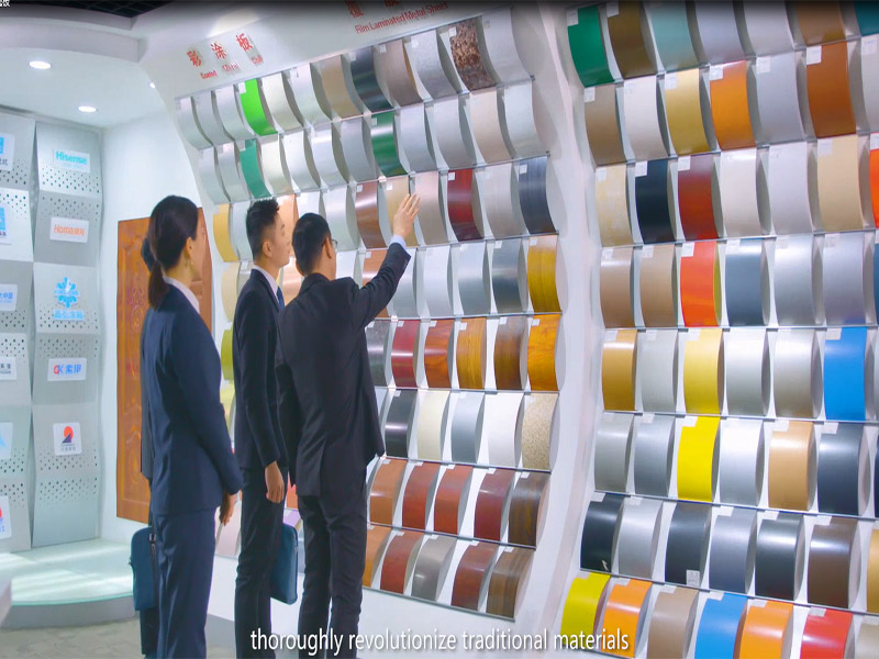 Introduire sur la bobine de métal laminé du film / Fiche in Anhui Alucosuper compagnie